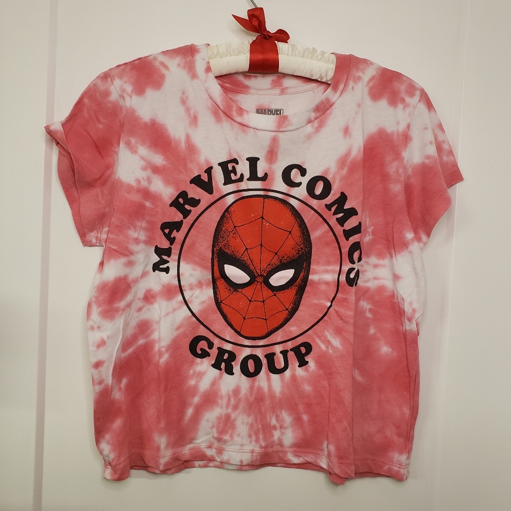Marvel Comics Spiderman Crop Top